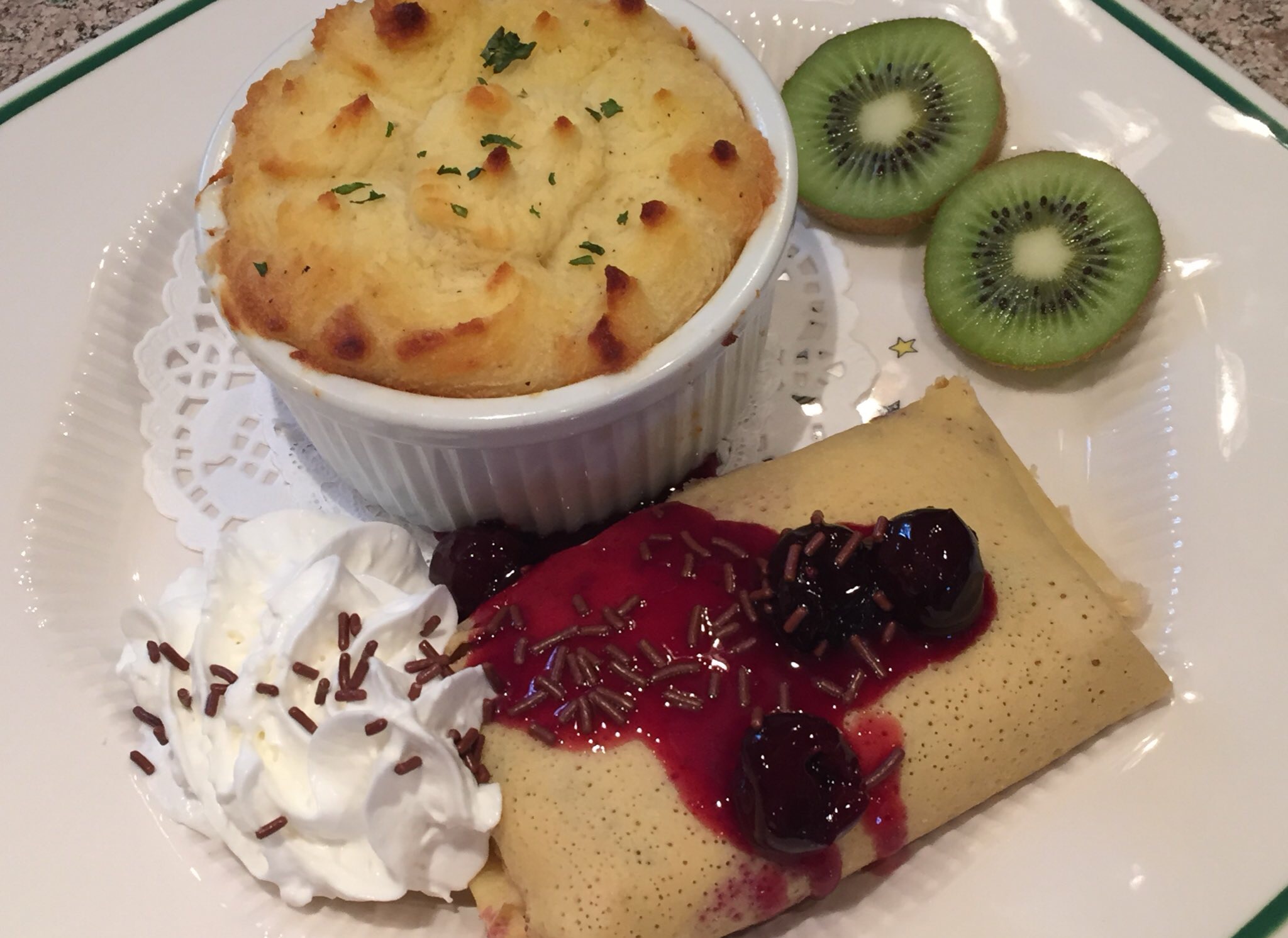 Black Forest Crepes from Holden House in Colorado Springs