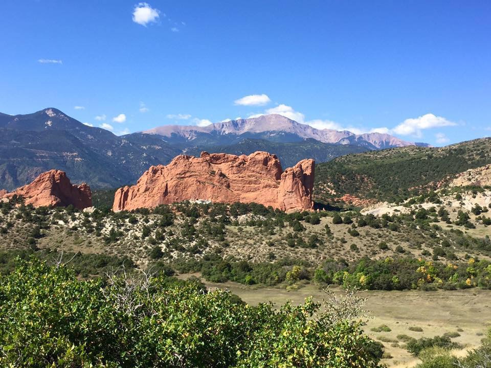 Garden of the Gods and Pikes Peak Colorado Springs