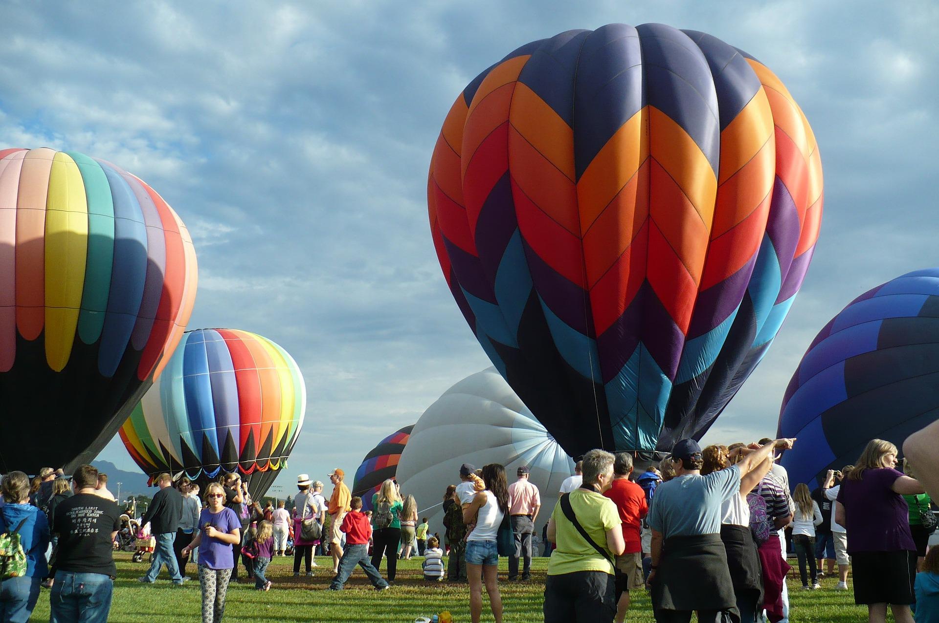 Balloons in Colorado Springs at the Labor Day Lift Off