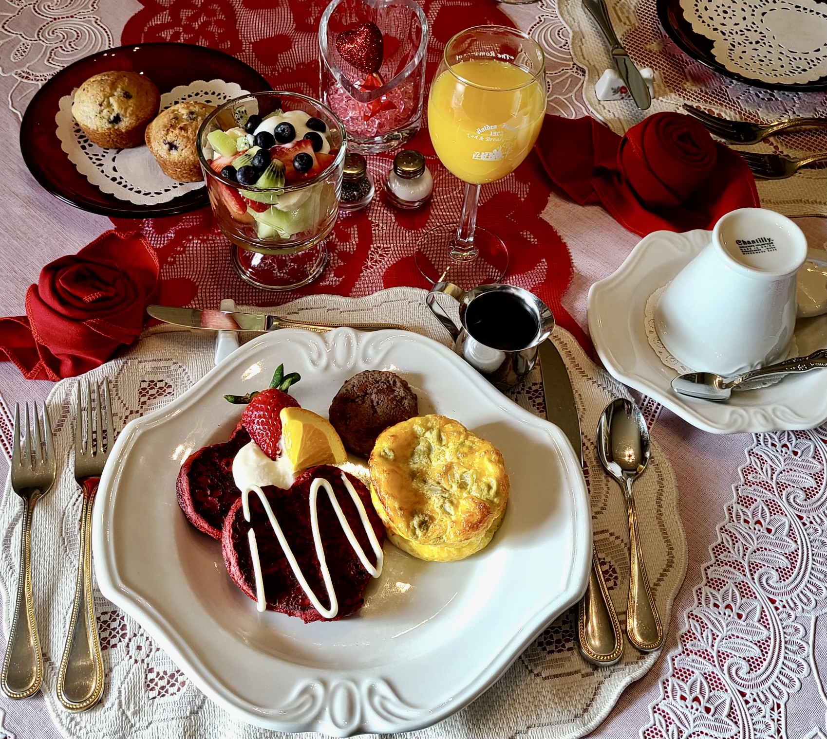 Red Velvet Crepes from Holden House B&B