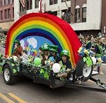 St Patricks Day Parade float